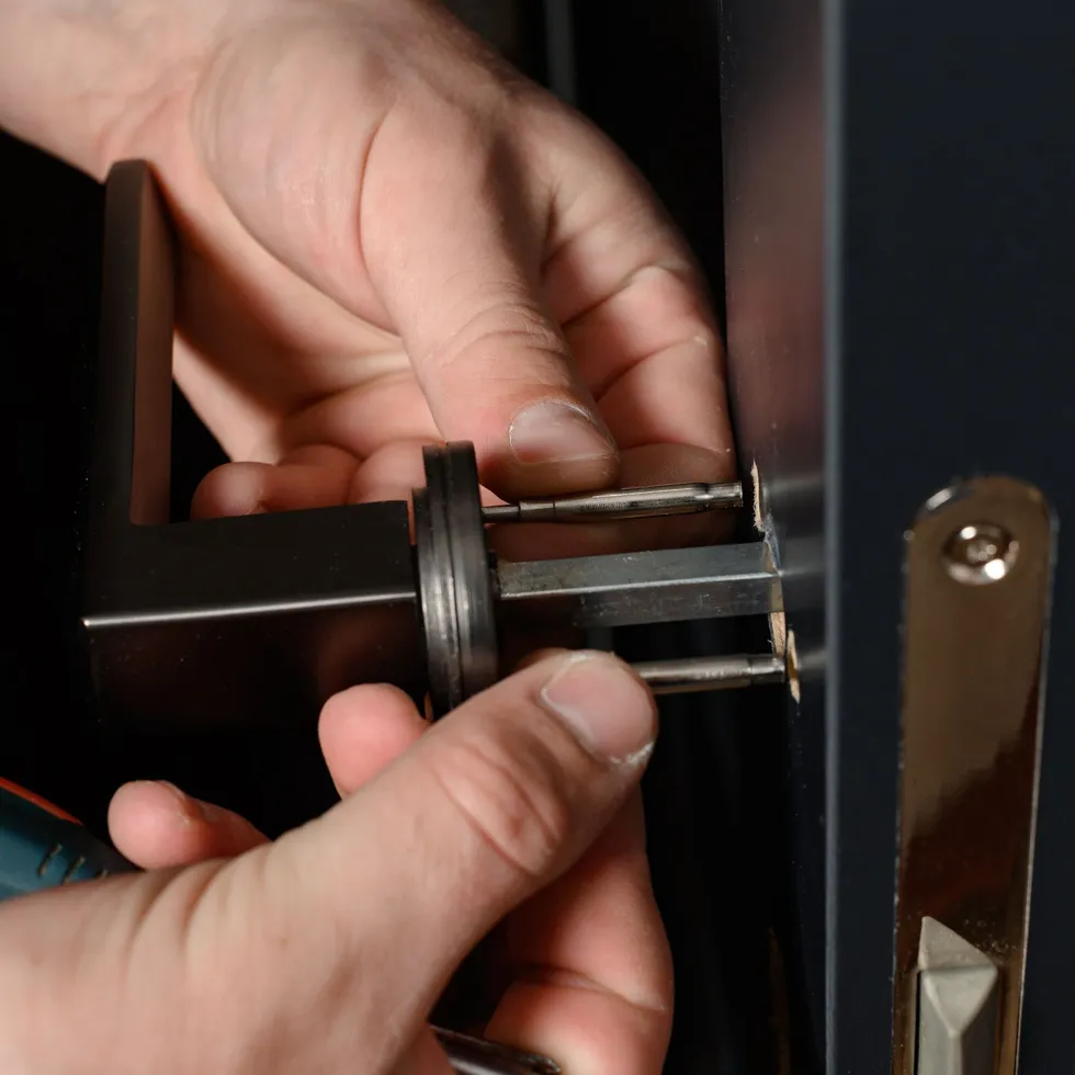 protection concept with lock